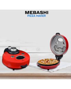 Mebashi Pizza Maker Me-PM1001R Red/Black