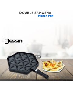 Dessini Double Samosha Maker Pan 36 Cm