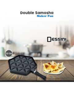 Dessini Double Samosha Maker Pan 32 Cm