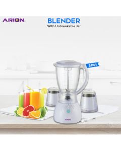 Arion Blender 3 In 1 With Unbreakable Jar.