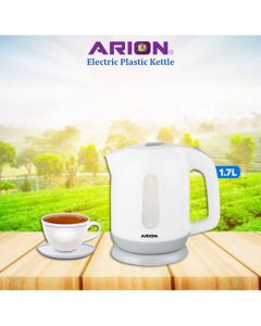 Arion Electric Plastic Kettle 1.7L WJ-601-12, White