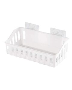 Kitchen Bathroom Wall Storage Shelf Hanging Rack Corner Basket Holder Organizer
