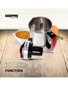 Geepas 950W Multi-functional Electric Soup Maker with Auto Clean Function