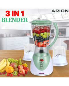 Arion Blender 3 In 1 AR-1831, White & Green