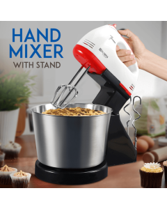 Rotating Bowl Hand Mixer With Stand 350 Watts