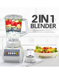 2 in 1 Blender 250W OE-999 White/Grey/Clear