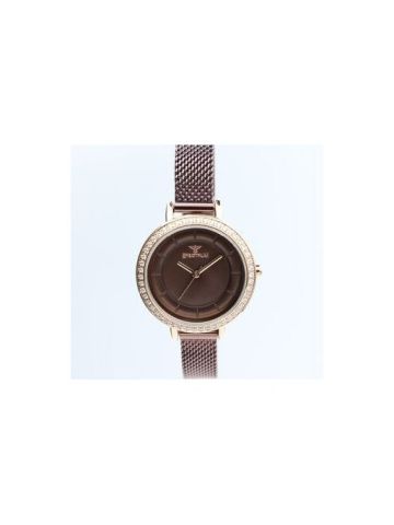 Challenger Mesh Band Women's Brown Watch - S25178 L-3