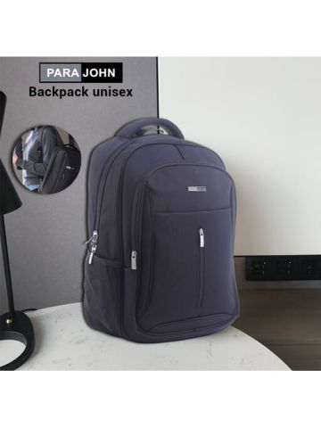 Para John 18inch Stylish Backpack Unisex, Black - PJBP6623