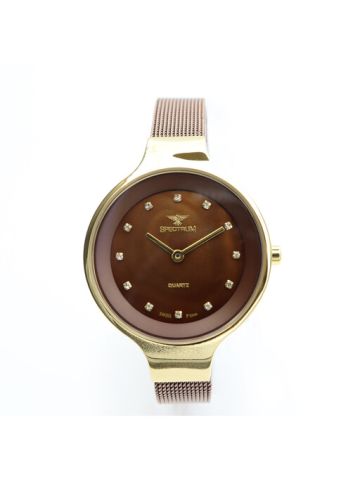 Truth seeker Mesh Band WOMEN's Brown Watch - S11103L-7