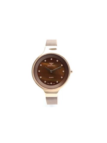 Truth seeker Mesh Band WOMEN's Brown Watch - S11103L-8