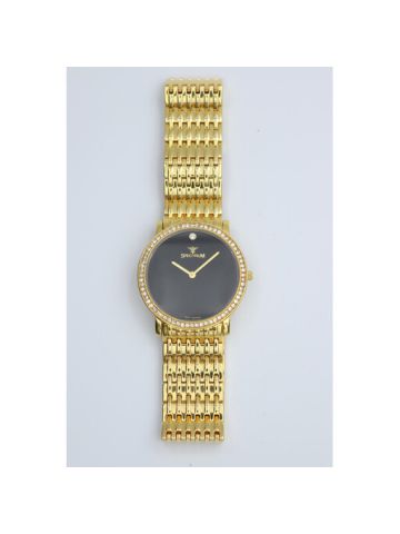 Challenger Stainless Steel Men's Gold Watch - 12383M-2