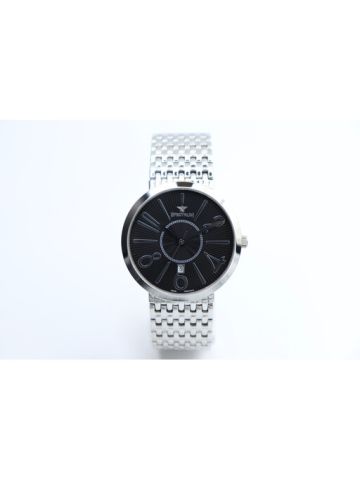 Multidimensional Stainless Steel Men's Silver Watch - S12473M-4