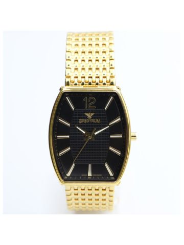 Multidimensional Stainless Steel Men's Gold Watch - 12475M-2