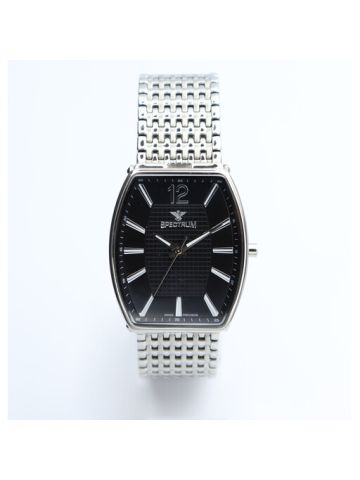 Multidimensional Stainless Steel Men's Silver Watch - 12475M-4