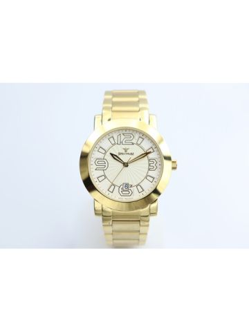 Challenger Stainless Steel Men's Gold Watch - S12500M-2