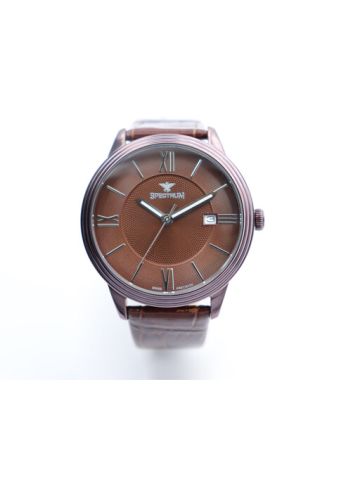 Truth Seeker Leather Men's Brown Watch - S12502M-3
