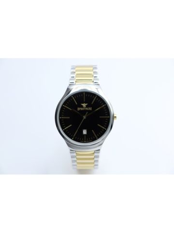 Challenger Stainless Steel Men's Two Tone Watch - S12514M-4