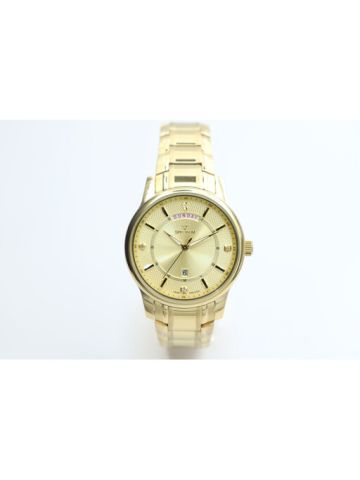 Inventor Stainless Steel Men's Gold Watch - S12516M-1
