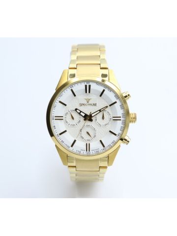 Challenger Stainless Steel Men's Gold Watch - 12533M-1