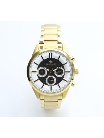 Challenger Stainless Steel Men's Gold Watch - 12533M-2