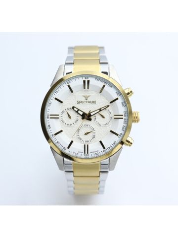 Challenger Stainless Steel Men's Two Tone Watch - 12533M-3