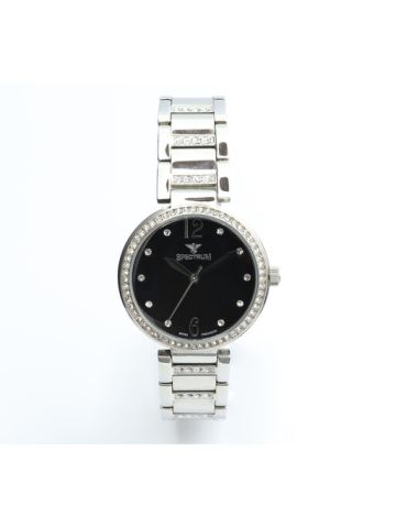 Multidimensional Stainless Steel Women's Silver Watch - S12541L-2