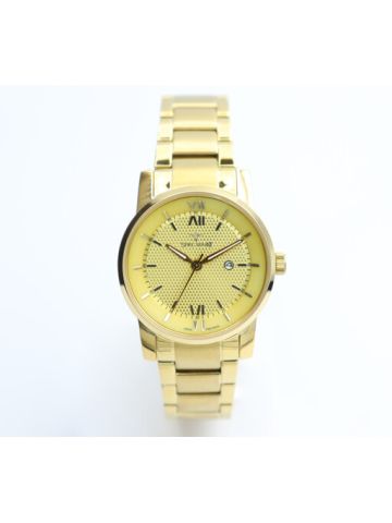 Inventor Stainless Steel WOMEN's Gold Watch - 12547L-1