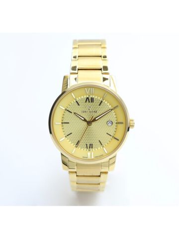 Challenger Stainless Steel Men's Gold Watch - 12547M-1
