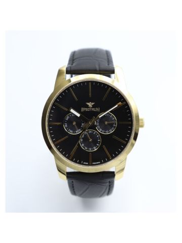 Truth Seeker Leather Men's Black Watch - S12551M-3