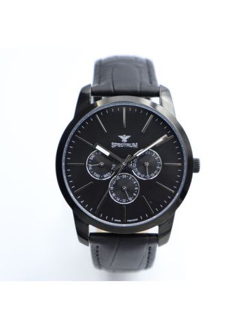 Truth Seeker Leather Men's Black Watch - S12551M-4