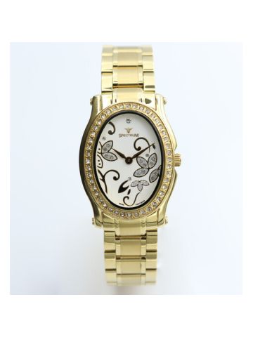Creative Stainless Steel Women's Gold Watch - S12553L-1