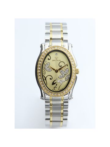 Creative Stainless Steel Women's Two Tone Watch - S12553L-2