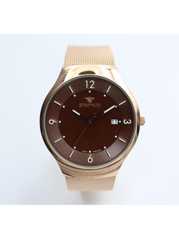 Truth Seeker Mesh Band Men's Rose Gold Watch - S12560M-6