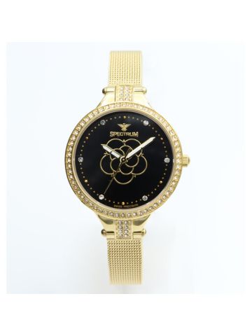 Creative Mesh Band WOMEN's Gold Watch - S12562L-3