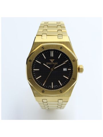 Challenger Stainless Steel Men's Gold Watch - 12566M-2