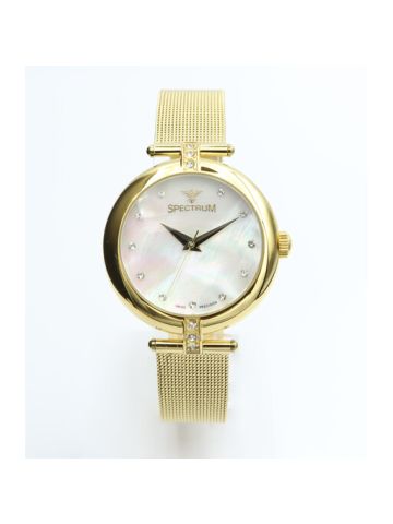 Explorer Mesh Band Women's Gold Watch - S12575L-2