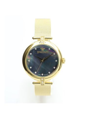 Explorer Mesh Band Women's Gold Watch - S12575L-3