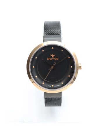 Truth seeker Mesh Band Women's Gun Metal Watch - S12576L-6