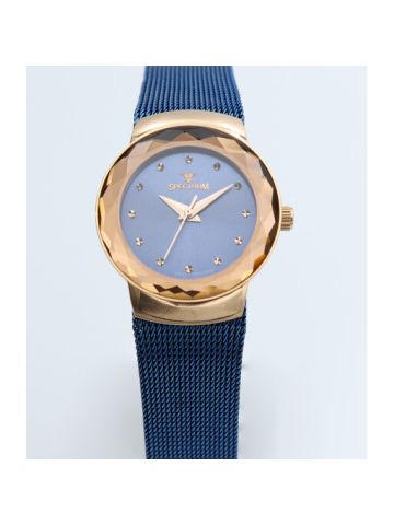 Challenger Mesh Band Women's BLUE Watch - S12577L-3