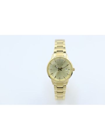 Multidimensional Stainless Steel Men's Gold Watch - 12579L-1