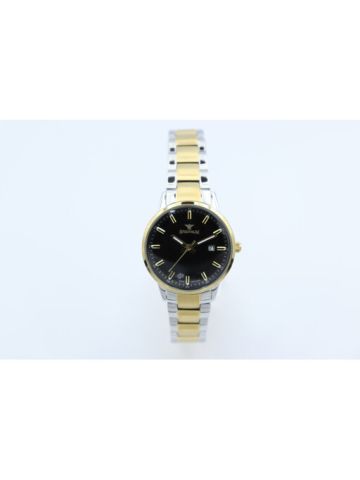 Multidimensional Stainless Steel Women's Two Tone Watch - 12579L-4
