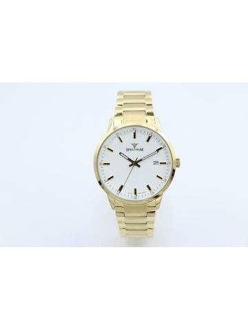 Multidimensional Stainless Steel Men's Gold Watch - 12579M-2