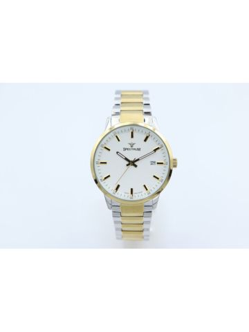 Multidimensional Stainless Steel Men's Two Tone Watch - 12579M-3
