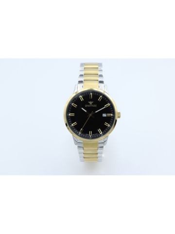 Multidimensional Stainless Steel Men's Two Tone Watch - 12579M-4