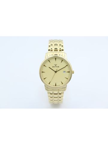 Challenger Stainless Steel Men's Gold Watch - 12580M-1