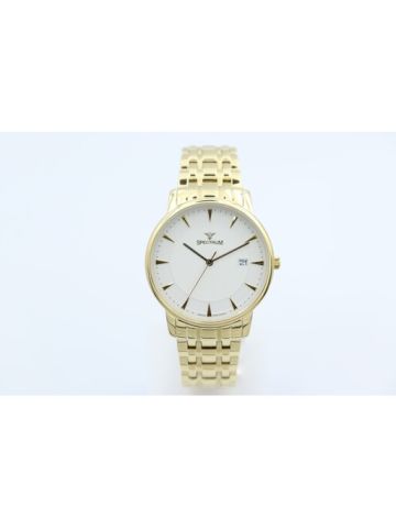Challenger Stainless Steel Men's Gold Watch - 12580M-2