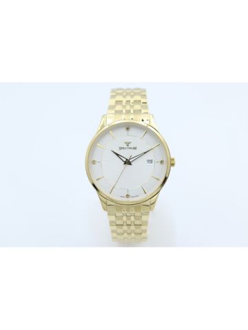 Challenger Stainless Steel Men's Gold Watch - 12581M-2