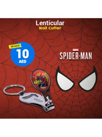 Marvel Spiderman 3D Lenticular  Nail Cutter TCNC-1003, One Size