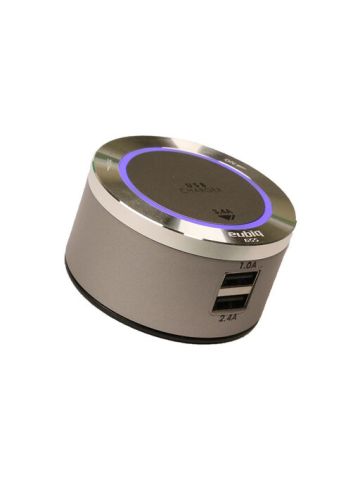 Eubiq USB3 Plus Socket SilverRim Blue LED