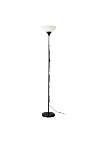 Ikea 101.398.79 Not Floor Uplight Lamp, Black, White, 69-inch